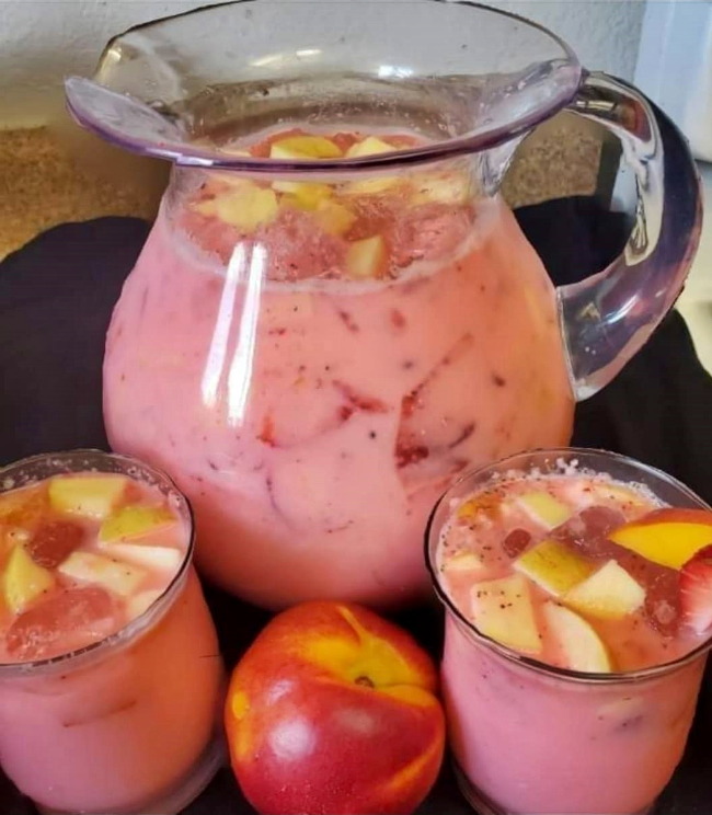 Agua de Frutas La Michoacanamake this drink when my family wants something a little sweet but refreshing at the same time. 