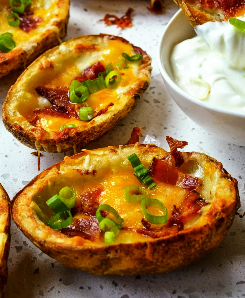 Crispy Potato skins - recipes