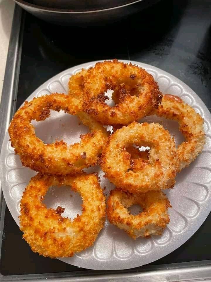 attempt at onion rings