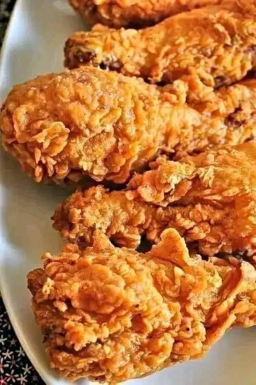 Fried chicken so crispy 