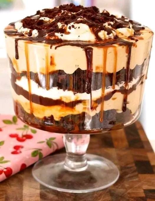 Salted Caramel & Brownie Trifle