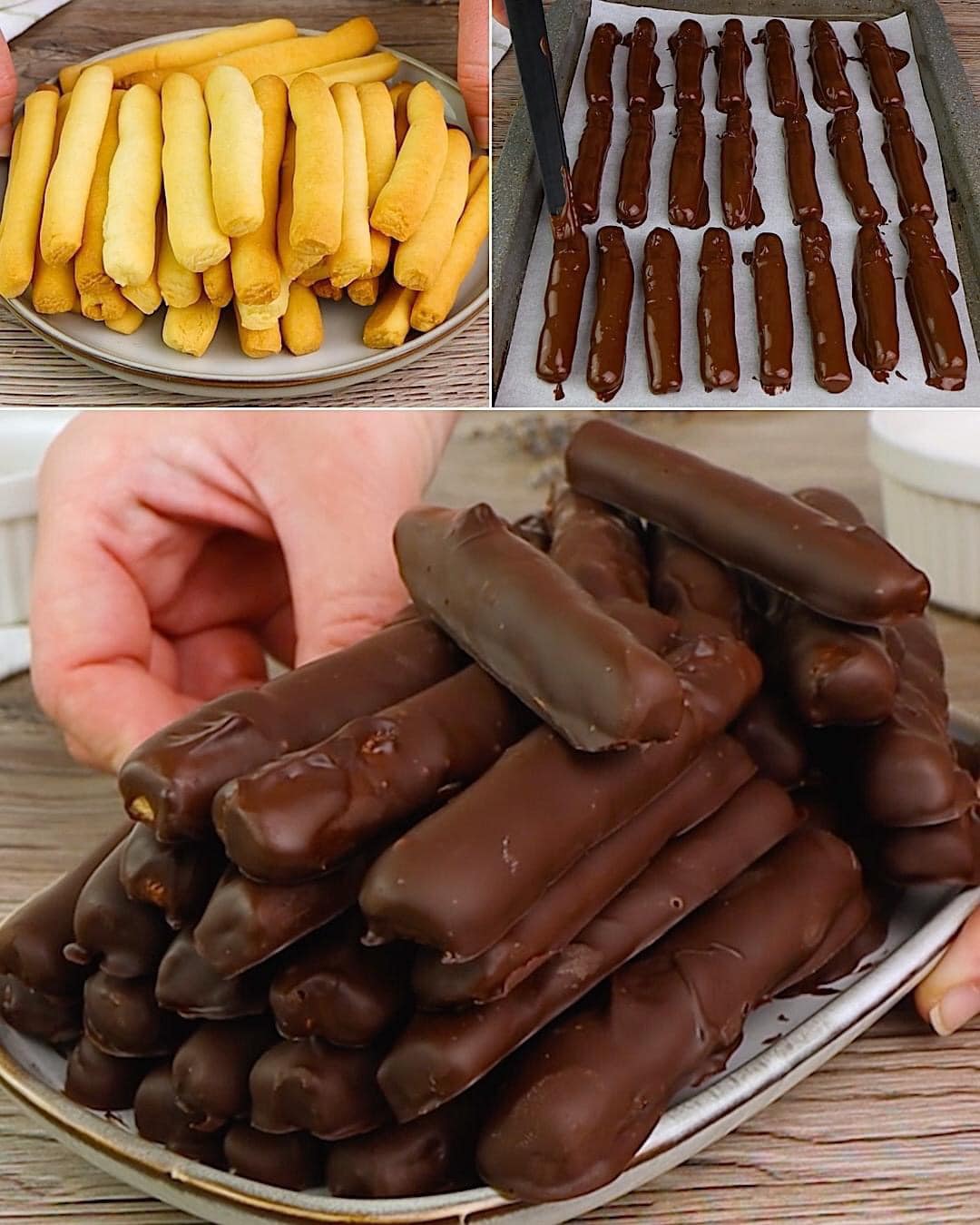 Chocolate sticks: the perfect treat to make at home