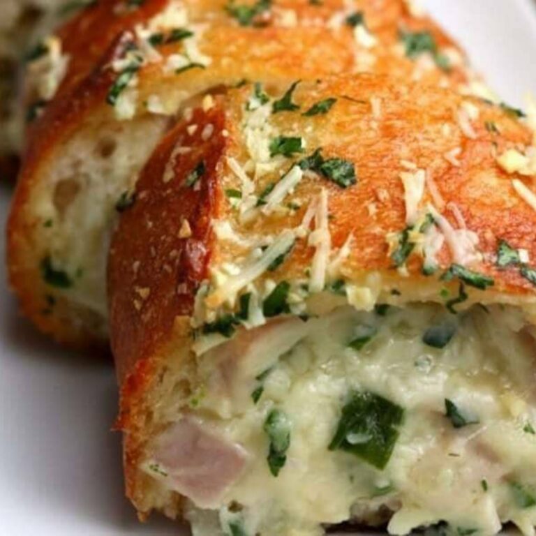 Garlic Bread With Ham And Cheese - recipes