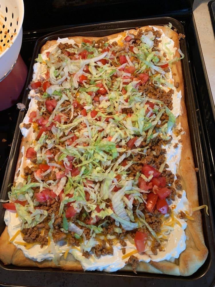 WOULD YOU EAT THIS TACO PIZZA