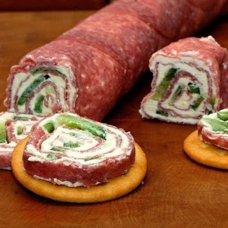 Salami and Cream Cheese Roll-ups