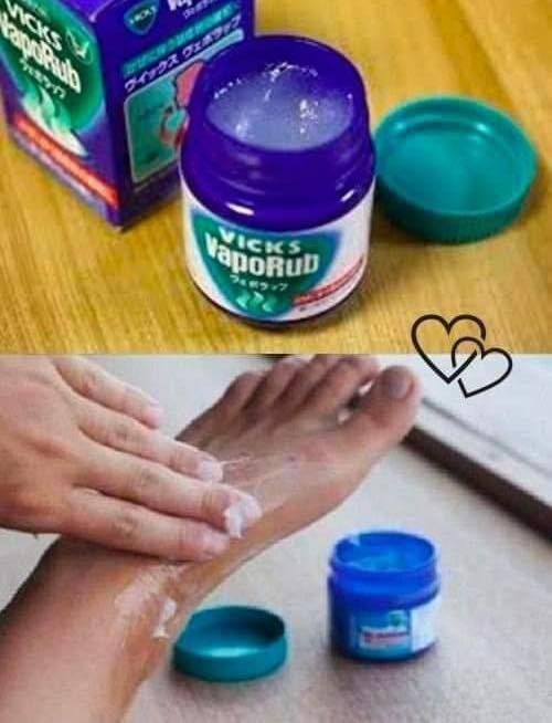 She Applies Vicks Vaporub On Her Feet Before Bed; When You Know The Reason, You will Do The Same!
